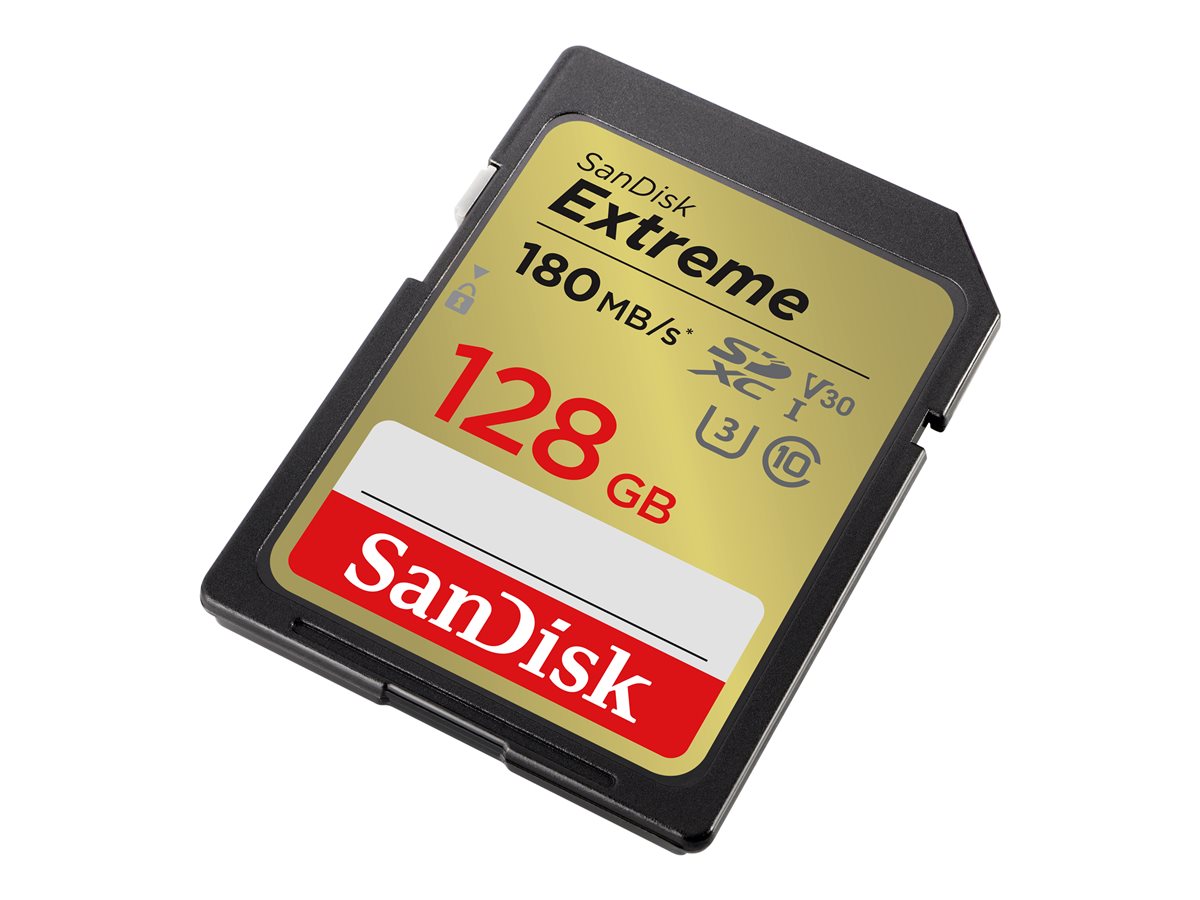 SanDisk - Cartão de memória flash - 128 GB - Video Class V30 / UHS-I U3 / Class10 - SDXC UHS-I - Image 2