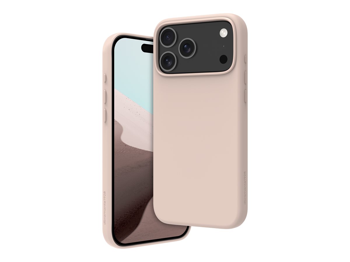 dbramante1928 Roskilde - Tampa posterior para telemóvel - compatibilidade MagSafe - plástico reciclado - areia rosa - para Apple iPhone 17 Pro Max
