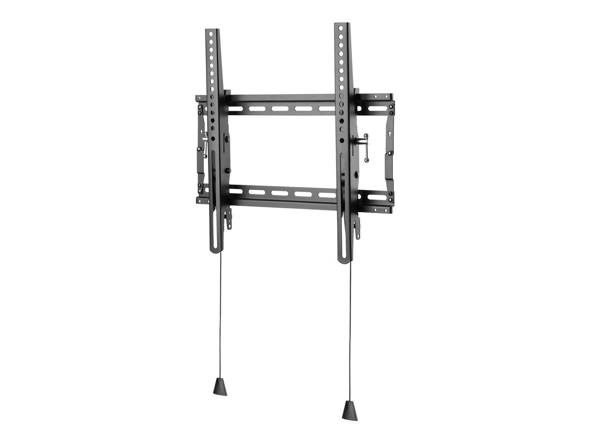 Display wall mount - fits large flat-panel display 37 to 65" with VESA sizes up to 400 x 400 - latches in place - lockable - tilting - swl 60 kg - black