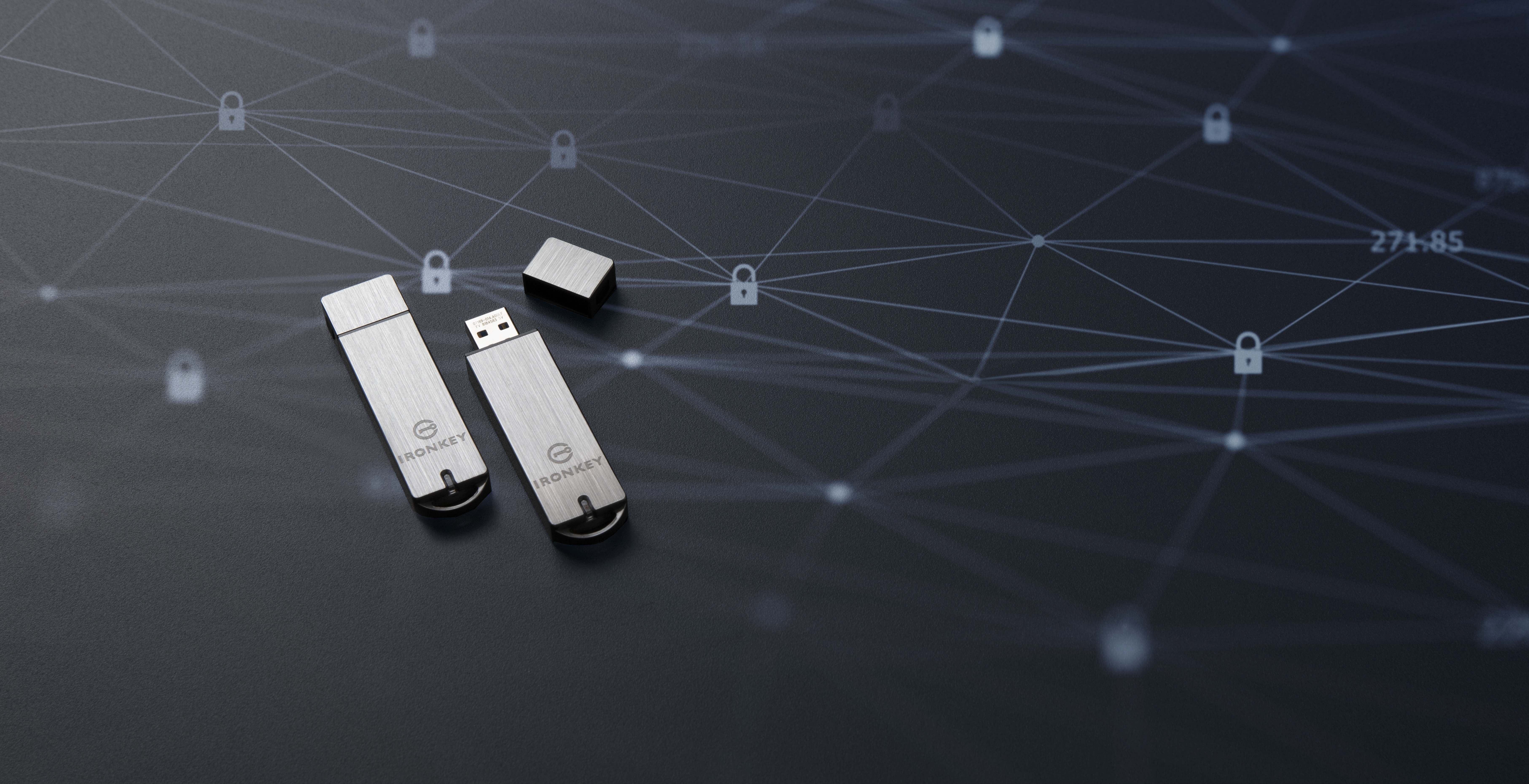 IronKey Basic S1000 - Drive flash USB - encriptado - FIPS 140-2 Level 3 - 64 GB - USB 3.0 - Compatível com TAA - Image 10