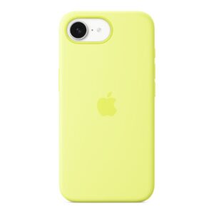 Apple - Tampa posterior para telemóvel - silicone - neon amarelo - para iPhone 16e