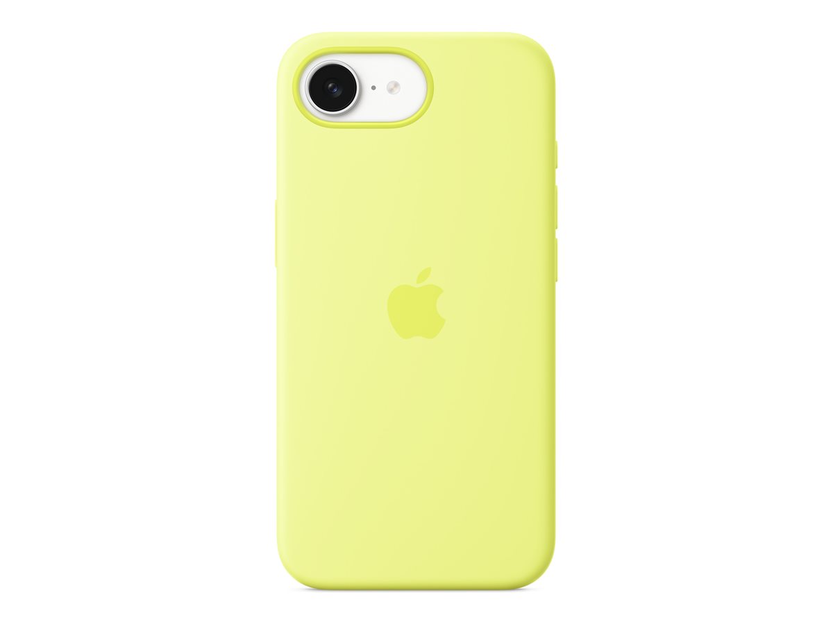 Apple - Tampa posterior para telemóvel - silicone - neon amarelo - para iPhone 16e