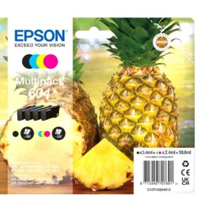 Epson 604 Multipack - pack de 4 - preto, amarelo, azul cyan, magenta - original - tinteiro