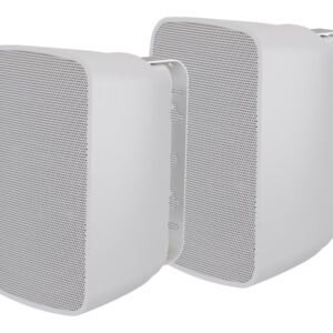 Pair wall speakers - 50 watt power handling - C brackets included - white