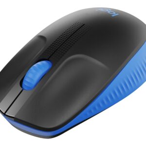 Logitech M190 - Rato - óptico - 3 botões - sem fios - receptor sem fio USB - azul