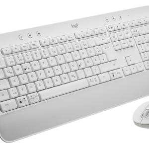 Logitech Signature MK650 Combo for Business - Conjunto de teclado e rato - sem fios - Bluetooth LE - QWERTZ - Alemão - branco sujo
