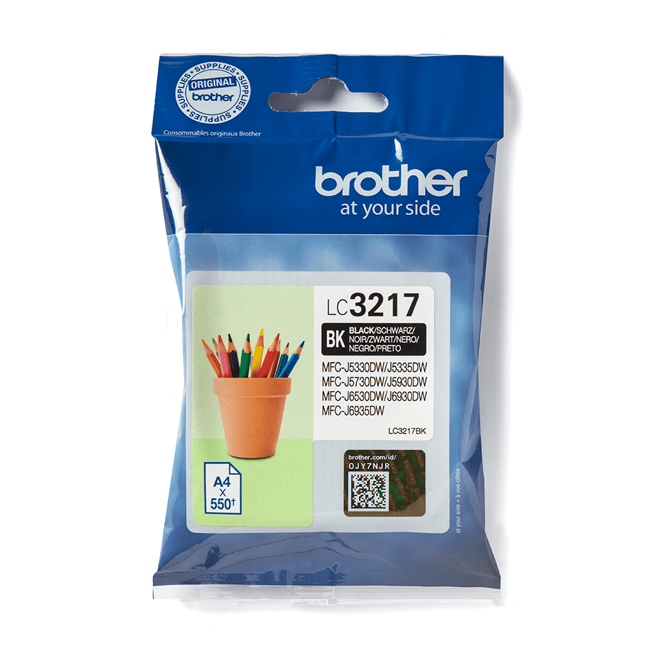 Brother LC3217BK - Preto - original - tinteiro - para Brother MFC-J5335DW, MFC-J5730DW, MFC-J5930DW, MFC-J6935DW