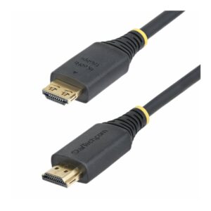 StarTech.com - High Speed - cabo HDMI - HDMI macho para HDMI macho - 50 cm - blindado - preto - sem halogéneo, passivo, suporte 4K60Hz, suporte a 1440p (UWQHD) 144Hz, suporte para 1080p a 240Hz