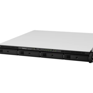 Synology RackStation RS1619xs+ - Servidor NAS - 4 baias - montável em bastidor - SATA 6Gb/s - RAID (expansão de disco rígido) 0, 1, 5, 6, 10, JBOD, RAID F1 - RAM 8 GB - Gigabit Ethernet - iSCSI assistência - 1U