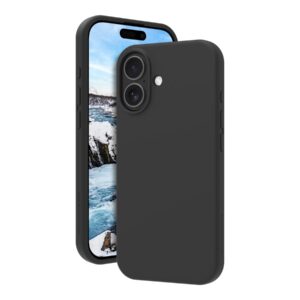 dbramante1928 Monaco - Tampa posterior para telemóvel - compatibilidade MagSafe - silicone, plástico - preto noite - para Apple iPhone 17