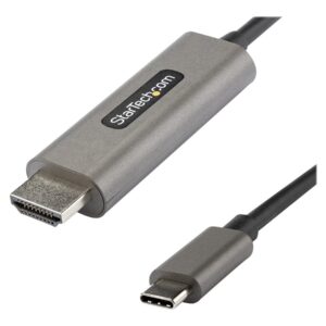 StarTech.com 13ft (4m) USB C to HDMI Cable 4K 60Hz with HDR10, Ultra HD USB Type-C to 4K HDMI 2.0b Video Adapter Cable, USB-C to HDMI HDR Monitor/Display Converter, DP 1.4 Alt Mode HBR3 - Thunderbolt 3 Compatible (CDP2HDMM4MH) - cabo adaptador - HDMI / USB - 4 m