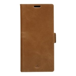 dbramante1928 Copenhagen Slim - Capa flip cover para telemóvel - couro com granulação plena - canela - para Samsung Galaxy S22 Ultra