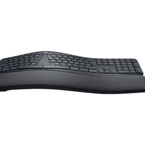 Logitech Ergo Series ERGO K860 for Business - Teclado - full size - sem fios - 2.4 GHz, Bluetooth 5.0 LE - QWERTY - Pan-Nórdico - grafite