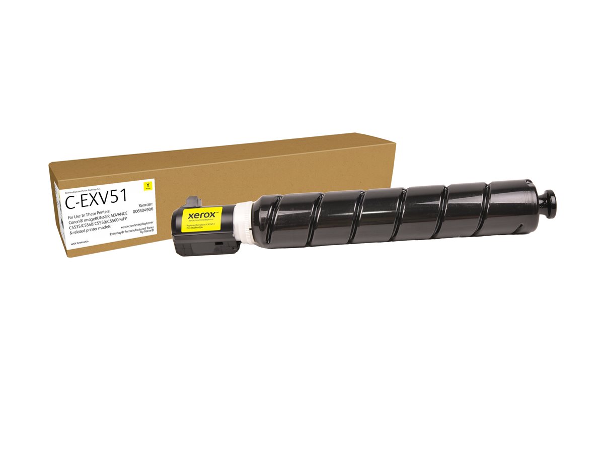 Everyday - Amarelo - compatível - remanufacturado - cartucho de toner (opção para: Canon 0484C002, Canon C-EXV51) - programa de devolução Green World Alliance