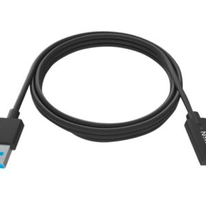 2 m USB C to USB A cable -bandwidth 5 gbit/s - supports 3 a charging current - USB C 3.2 (m) to USB A 3.0 (m) - outer diameter 4.0 mm - 22+30 awg - black