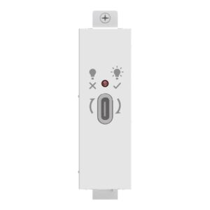 Modular AV faceplate component - USB C module - 3.2 type socket on the front - 3.2 type socket on the rear - supports 4k at 30 hz - supporting PD100 charging - fixes into techconnect surrounds - plastic - white
