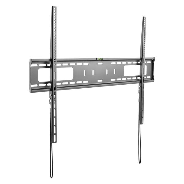 StarTech.com Flat Screen TV Wall Mount - Fixed - Heavy Duty Commercial Grade TV Wall Mount for 60" to 100" TVs - VESA Wall Mount (FPWFXB1) - Suporte - para TV - plástico, aço - preto - tamanho de tela: 60"-100" - montável em parede