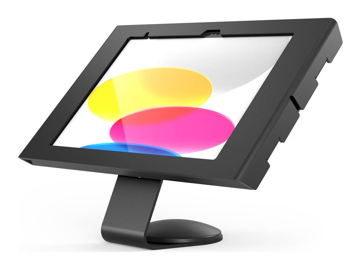 Compulocks Apex - Plataforma - câmara frontal/traseira e sensores expostos - para tablet - alumínio - preto - montável em parede, montável na secretária - para Apple 10.9-inch iPad (10ª geração), iPad (A16)