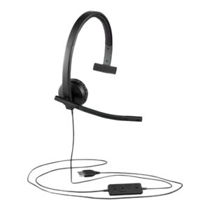 Logitech H570e - Auscultadores - no ouvido - com cabo - USB-C - Certificado para Microsoft Teams