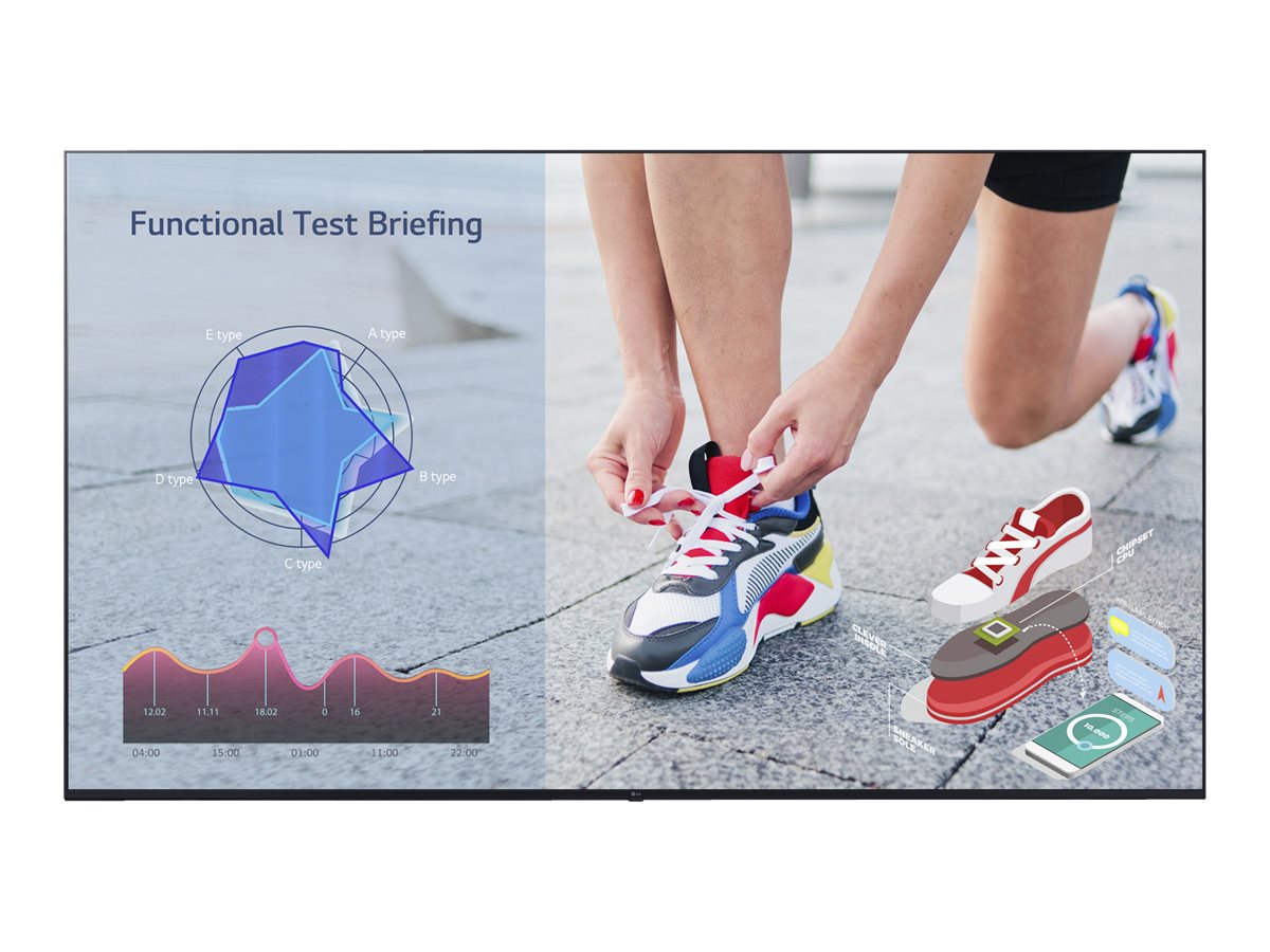 LG 86UL3J-B UL3J Series - 86" ecrã LCD com luz de fundo LED - 4K - para sinalização digital