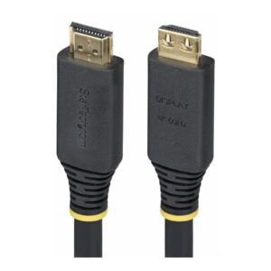 StarTech.com - High Speed - cabo HDMI - HDMI macho para HDMI macho - 10 m - blindado - preto - sem halogéneo, ativo, suporte 4K60Hz, suporte a 1440p (UWQHD) 144Hz, suporte para 1080p a 240Hz