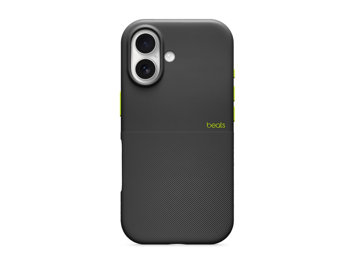 Beats - Tampa posterior para telemóvel - resistente - controle de câmera - compatibilidade MagSafe - poliuretano termoplástico macio (TPU) - everest black - para iPhone 17