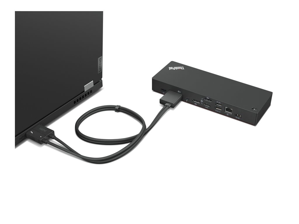 Lenovo ThinkPad Thunderbolt 4 WorkStation Dock - replicador de porta - Thunderbolt 4 - 2 x DP, HDMI, 2 x Thunderbolt - 1GbE