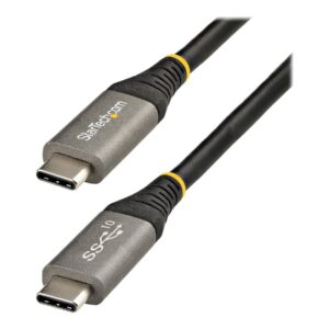 StarTech.com 6ft (2m) USB C Cable 5Gbps, High Quality USB-C Cable, USB 3.1/3.2 Gen 1 Type-C Cable, 100W (5A) Power Delivery Charging, DP Alt Mode, USB C to C Cord, Charge & Sync - Thunderbolt 3 Compatible (USB315CCV2M) - Cabo USB - USB-C (M) para USB