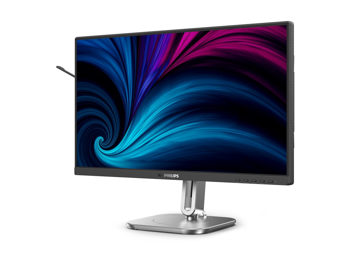 Philips 24B2U4301 - 4000 Series - monitor LED - 24" (23.8" visível) - 1920 x 1080 Full HD (1080p) @ 120 Hz - IPS - 300 cd/m² - 1500:1 - 4 ms - HDMI, DisplayPort, USB-C - altifalantes - prata, carvão vegetal