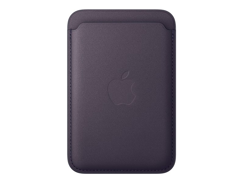 Apple - Carteira para telemóvel/cartão de crédito - compatibilidade MagSafe - microtecido, FineWoven - roxo meia-noite