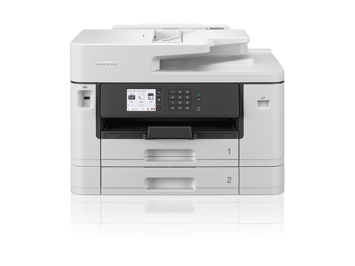 Brother MFC-J5740DW - Impressora multi-funções - a cores - jacto de tinta - A3 (media) - até 25 ppm (cópia) - até 28 ppm (impressão) - 600 folhas - 33.6 Kbps - USB 2.0, LAN, Wi-Fi(n), host USB