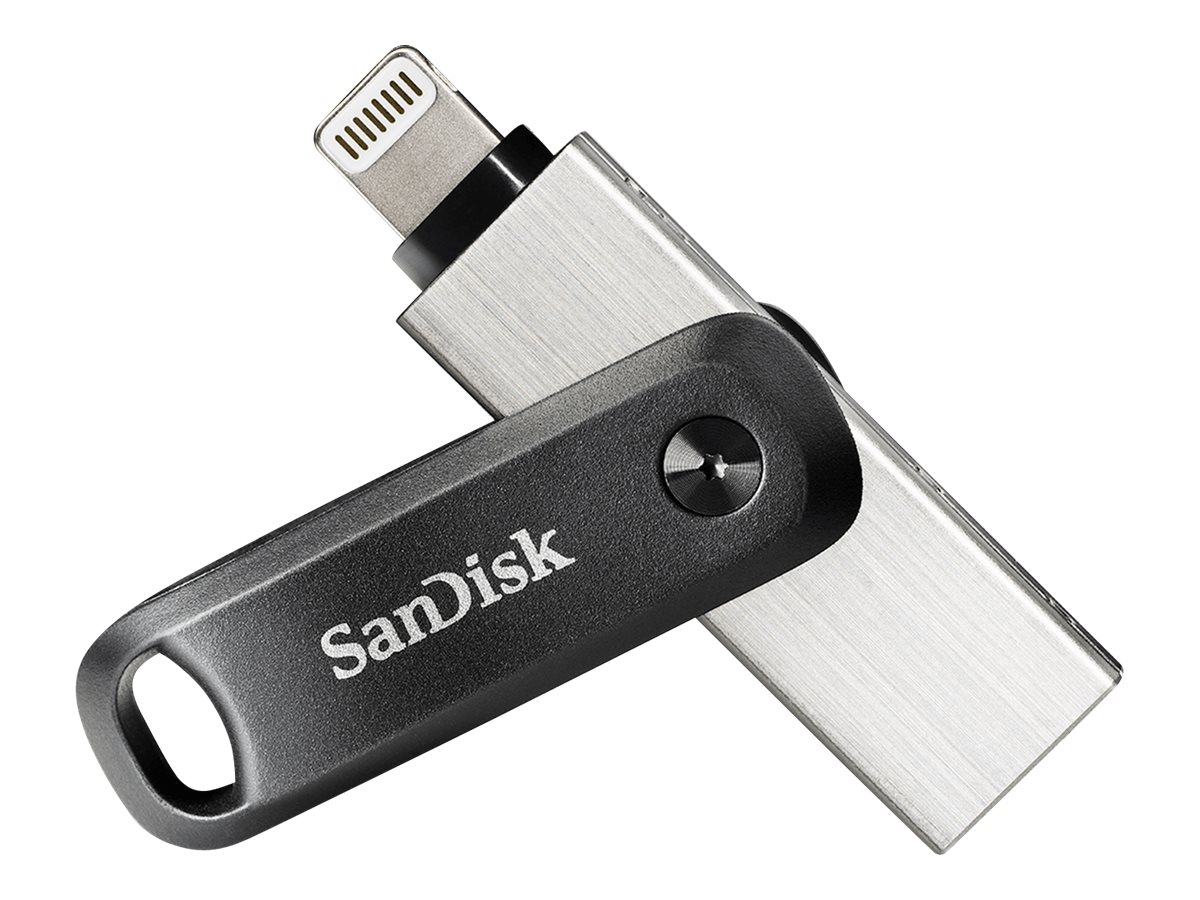 SanDisk iXpand Go - Drive flash USB - 64 GB - USB 3.0 / Lightning - para Apple iPad/iPhone (Lightning)