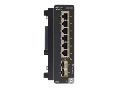 Cisco Catalyst - Módulo de expansão - Gigabit Ethernet x 6 + SFP (mini-GBIC) x 2 - para Catalyst IE3300 Rugged Series