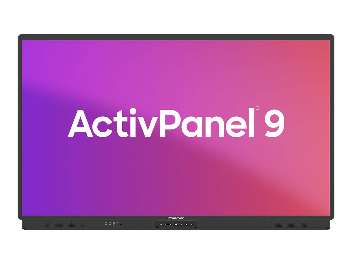 Promethean ActivPanel 9 - 86" Classe Diagonal ecrã LCD com luz de fundo LED - interativa - com quadro interativo integrado, ecrã tátil (multi toque) - 4K UHD (2160p) 3840 x 2160 - Direct LED
