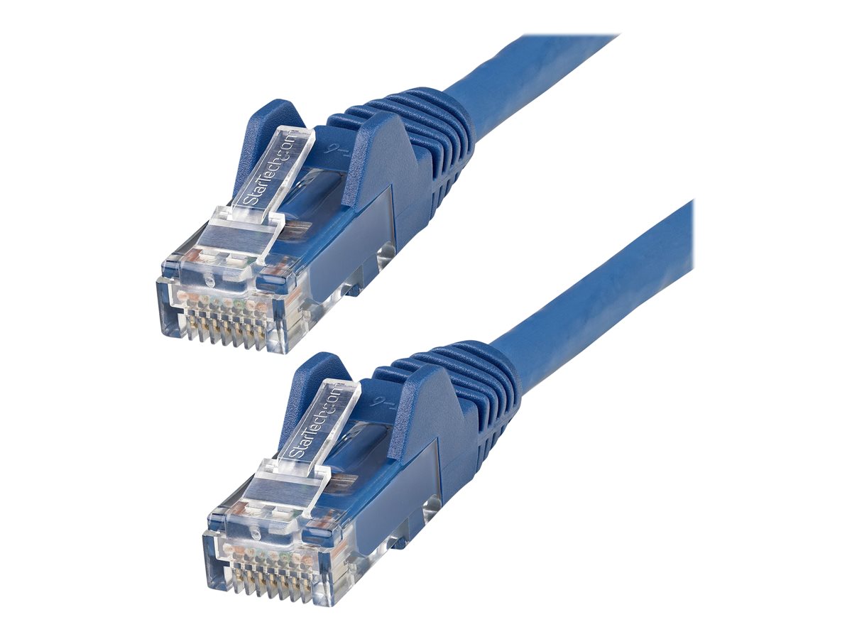 StarTech.com 5m LSZH CAT6 Ethernet Cable, 10 Gigabit Snagless RJ45 100W PoE Network Patch Cord with Strain Relief, CAT 6 10GbE UTP, Blue, Individually Tested/ETL, Low Smoke Zero Halogen - Category 6 - 24AWG (N6LPATCH5MBL) - cabo patch - 5 m - azul