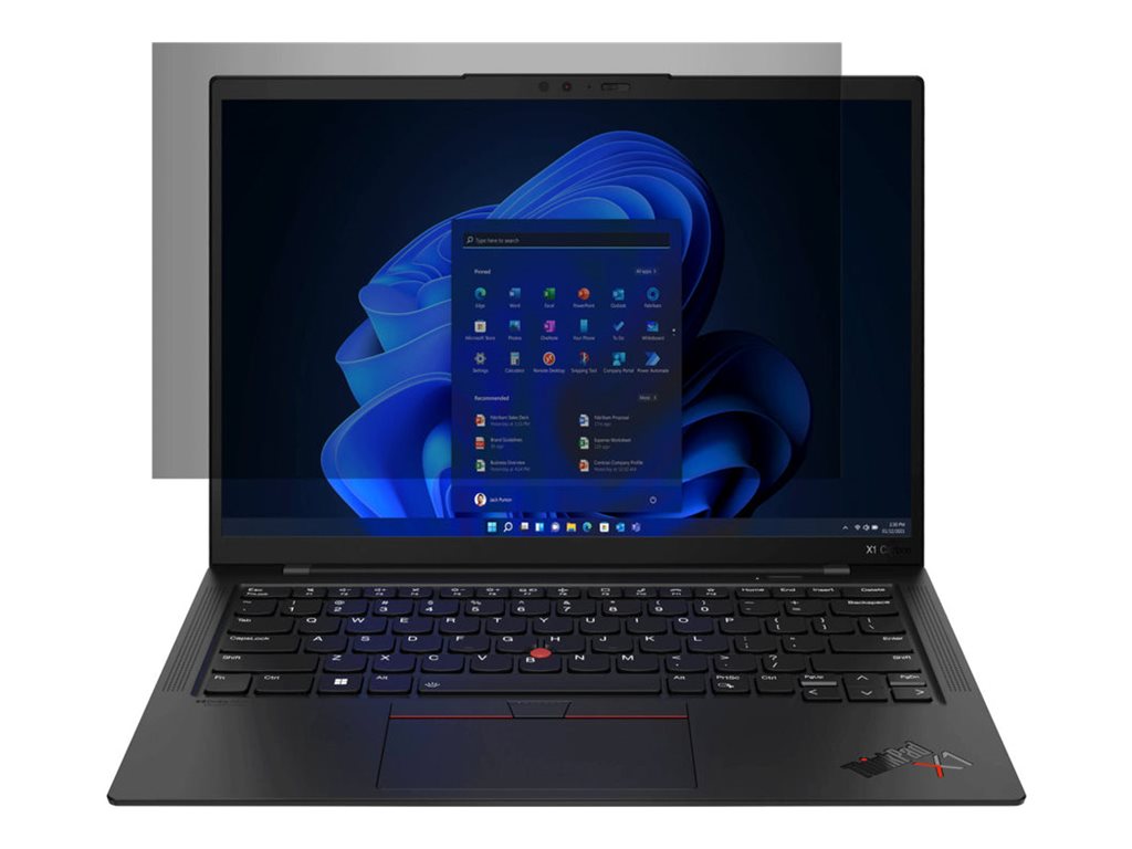 Targus 4Vu - Filtro de privacidade de notebook - amovível - adesivo, abas de dobradiça, dobradiças flip - 14"