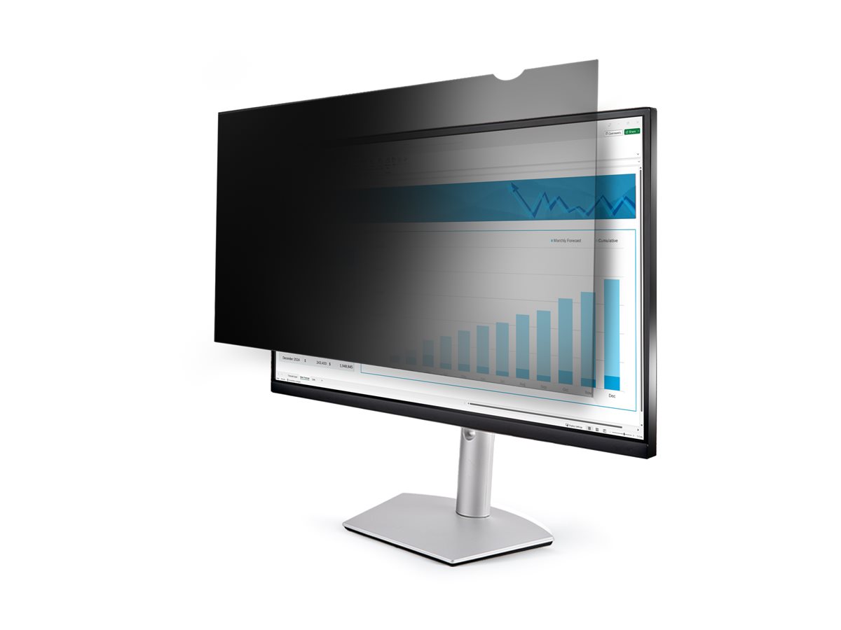 StarTech.com Monitor Privacy Screen for 19 inch PC Display, Computer Screen Security Filter, Blue Light Reducing Screen Protector Film, 16:10 Widescreen, Matte/Glossy, +/-30 Degree Viewing - Blue Light Filter - Filtro de privacidade do display - 2 vi