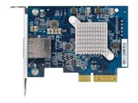 QNAP QXG-10G1T - Adaptador de rede - PCIe 3.0 x4 baixo perfil - 10Gb Ethernet x 1 - para QNAP QGD-1600, TS-1232, 253, 453, 473, 832, 853, 877, 977, TVS-2472, 473, 673, 872, 873