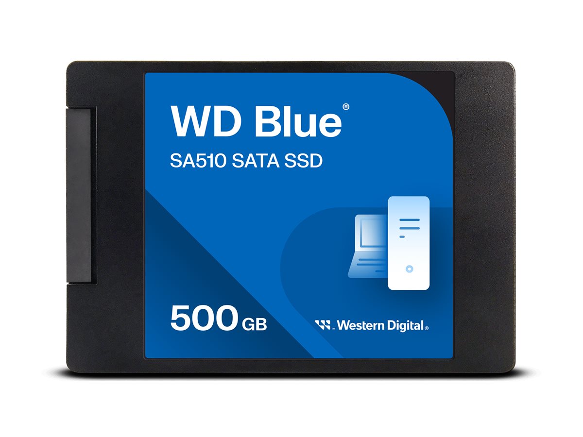 WD Blue SA510 WDS500G3B0A-00AXR0 - SSD - 500 GB - interna - 2.5" - SATA 6Gb/s - azul - Image 2