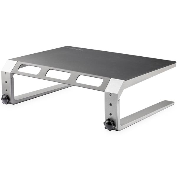 StarTech.com Monitor Riser Stand - For up to 32" Monitor - Height Adjustable - Computer Monitor Riser - Steel and Aluminum (MONSTND) - Plataforma - para Monitor - alumínio, aço - tamanho de tela: 32" - Computador de mesa - Image 4