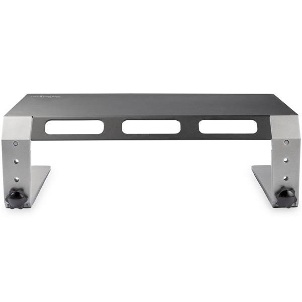 StarTech.com Monitor Riser Stand - For up to 32" Monitor - Height Adjustable - Computer Monitor Riser - Steel and Aluminum (MONSTND) - Plataforma - para Monitor - alumínio, aço - tamanho de tela: 32" - Computador de mesa - Image 3