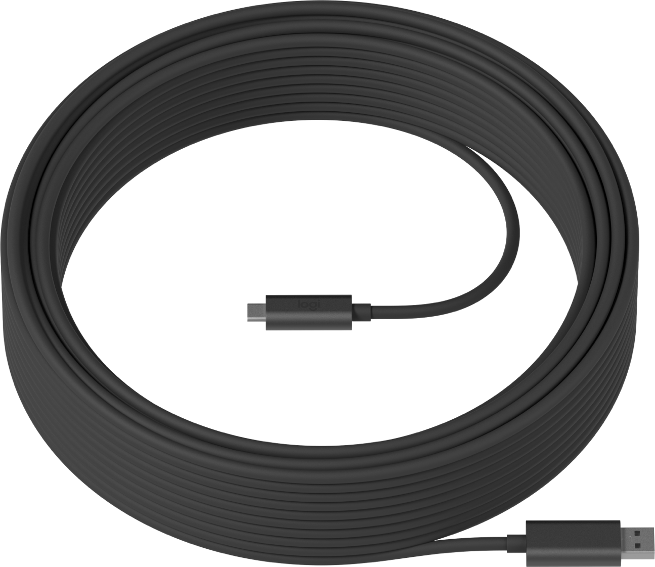 Logitech Strong - Cabo USB - USB Tipo A (M) para USB-C (M) - USB 3.2 Gen 2 - 25 m - câmara, Active Optical Cable (AOC) - para Room Solution Huddle, Large