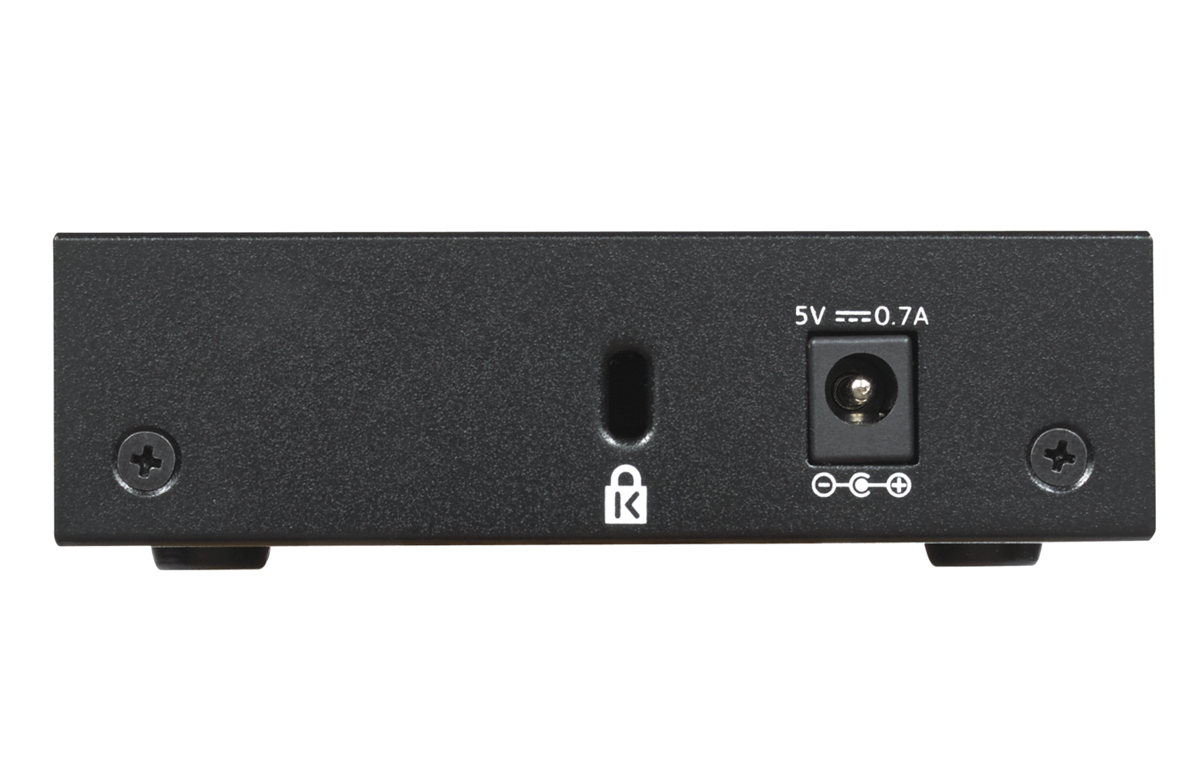 NETGEAR GS305 - Interruptor - sem gestão - 5 x 10/100/1000 - desktop, montável na parede - Image 3