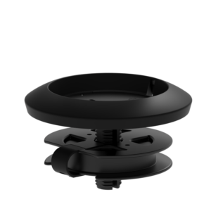 Logitech Rally Mic Pod Mount - Suporte de secretária para microfone - preto opaco - para Logitech Rally, Rally Plus