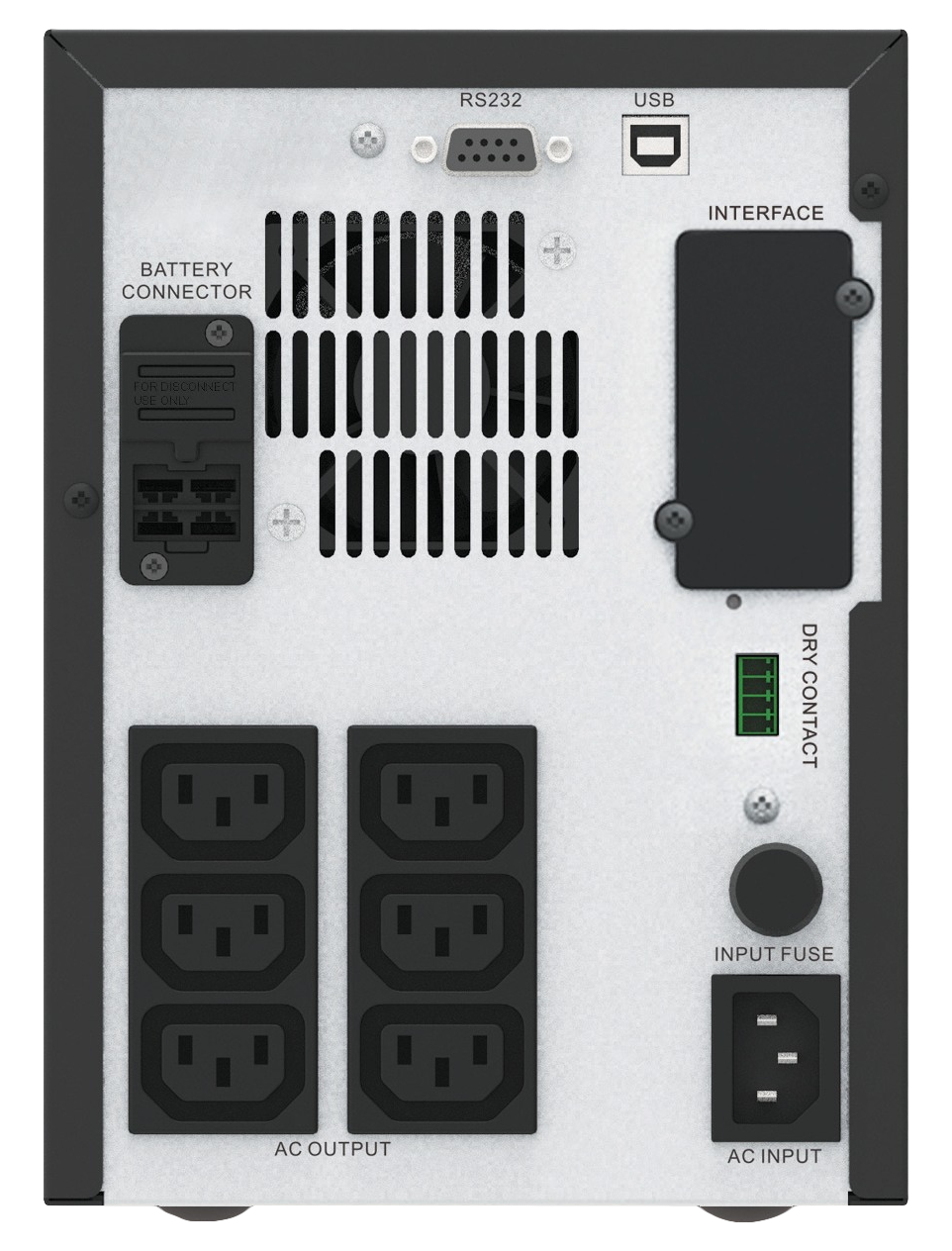 APC Easy UPS SMV SMV1000CAI - UPS - AC 220/230/240 V - 700 Watt - 1000 VA - 2 bateria x - 7 Ah - 7 Ah - USB, RS-232 - conectores de saída: 6 - Image 2