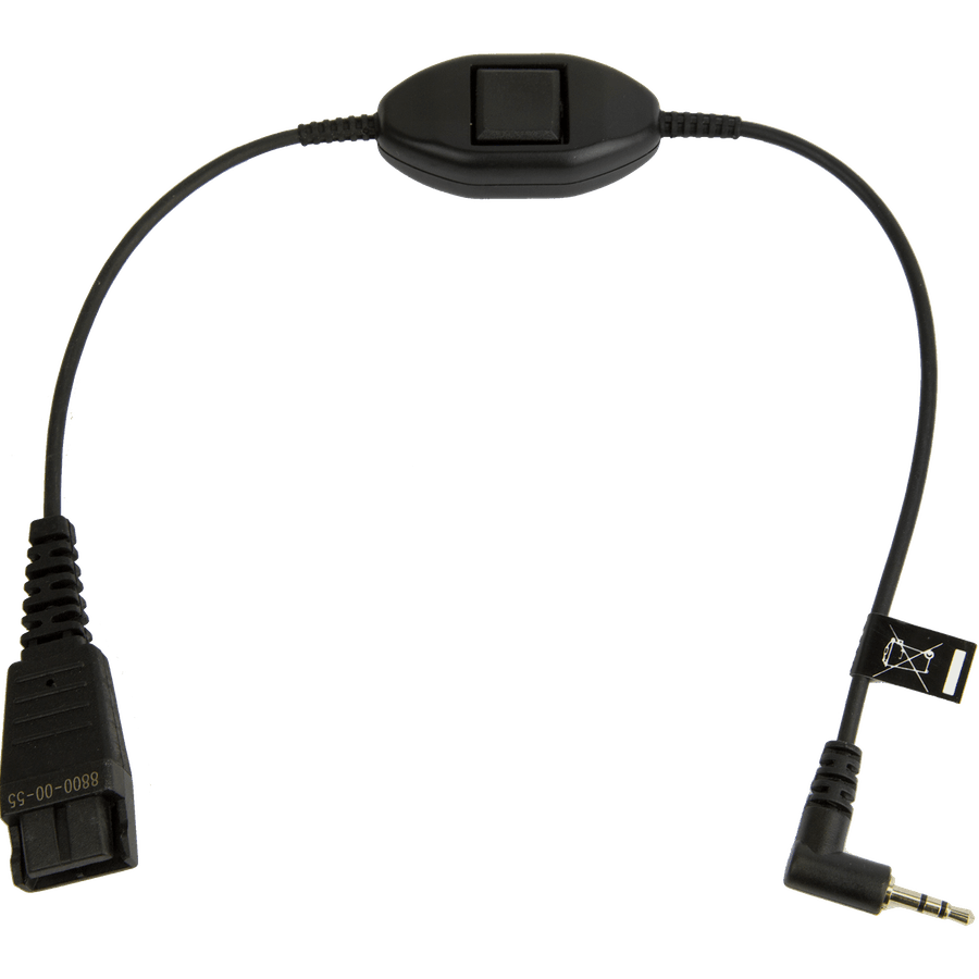 Jabra - Cabo de auricular - micro jack macho para Quick Disconnect macho