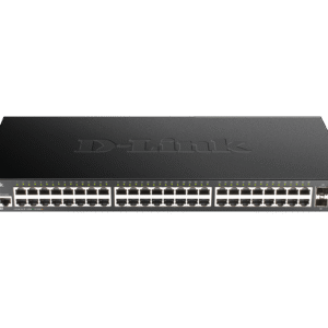 D-Link DGS 1250-52X - Interruptor - inteligente - 48 x 10/100/1000 + 4 x 10 Gigabit SFP+ - montável em trilho