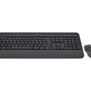Logitech Signature MK650 Combo for Business - conjunto de teclado e rato - QWERTZ - Suíço - grafite Dispositivo de entrada
