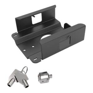 Compulocks Apple TV Security Mount (4K 3rd Gen) (2022) - Kit de montagem (suporte de segurança, conjunto da cabeça de bloqueio) - Ventilado - para caixa multimédia - bloqueável - alumínio de alto-nível - preto - para Apple TV 4K (3rd generation)