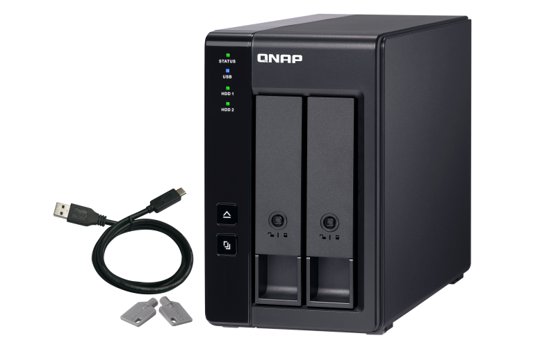 QNAP TR-002 - Matriz de disco rígido - 2 baias (SATA-600) - USB 3.1 Gen 2 (externo) - Image 5